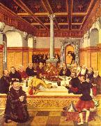 Lucas Cranach the Younger Last Supper oil on canvas